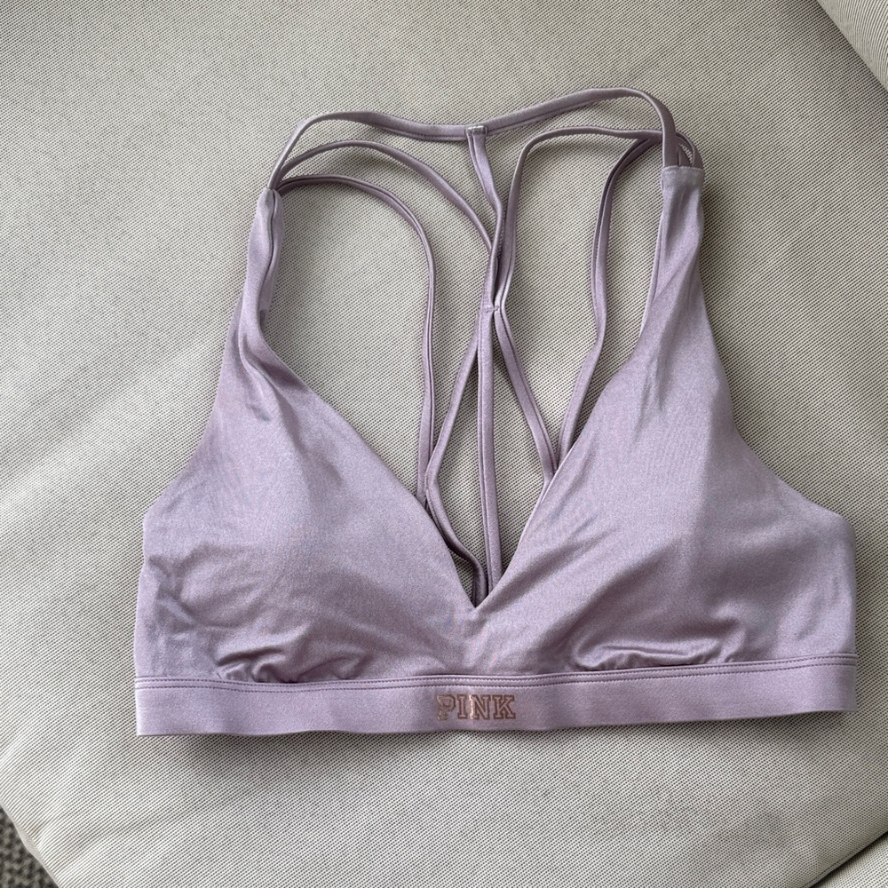 PINK Victoria's Secret Lavender Strappy Bralette